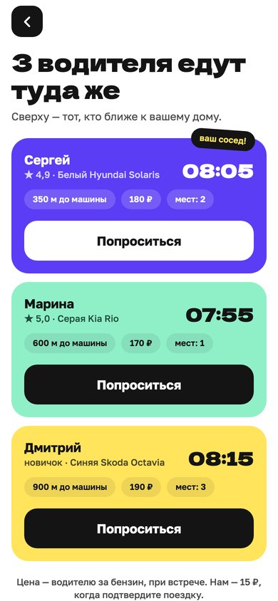 Водители по пути